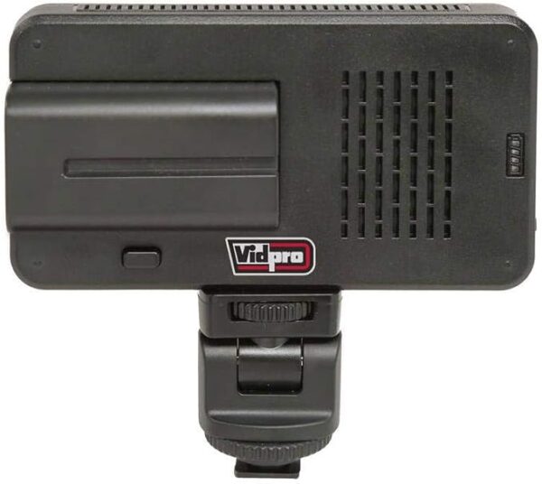 Vidpro LED-150 Photo and Video Light Kit - On Camera Panel LED Light - Adjustable and Dimmable Light Fits Cameras Video Camcorders and DLSR w/Hot Shoe Includes Rechargeable Battery Diffuser and More - Image 4