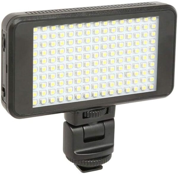Vidpro LED-150 Photo and Video Light Kit - On Camera Panel LED Light - Adjustable and Dimmable Light Fits Cameras Video Camcorders and DLSR w/Hot Shoe Includes Rechargeable Battery Diffuser and More - Image 2