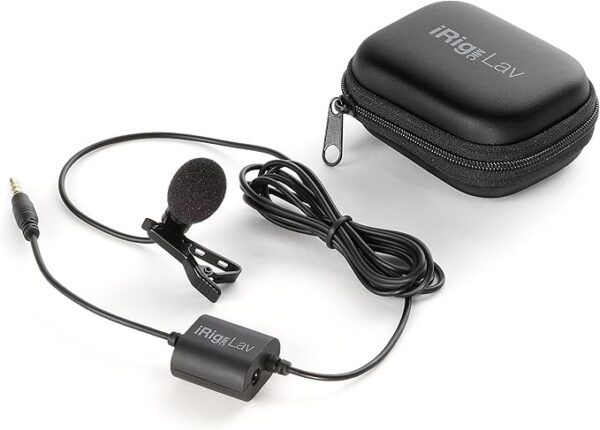 IK Multimedia iRig Mic Lav Compact Lavalier for Smartphones and Tablets