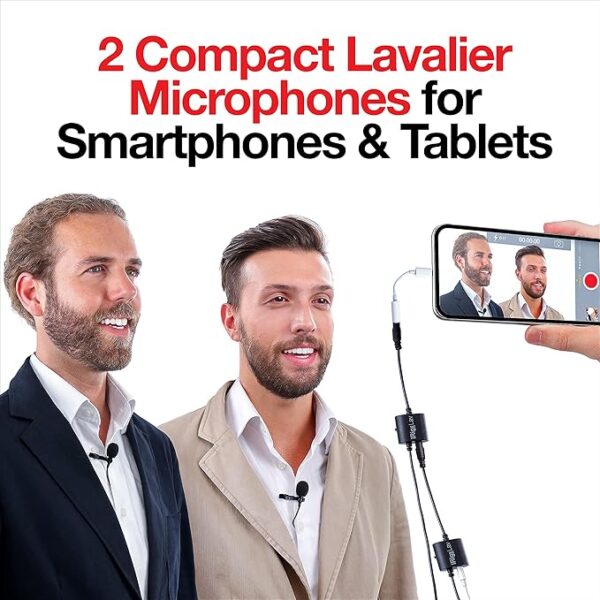 IK Multimedia iRig Mic Lav Compact Lavalier for Smartphones and Tablets (Two-Pack) - Image 3